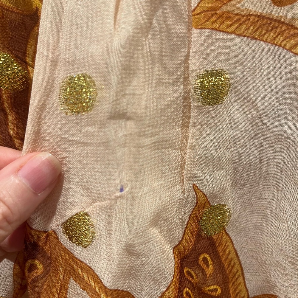 NEW Farm Rio x Anthropologie Long-Sleeve Jacquard Maxi Dress, XS - Picture 7 of 8
